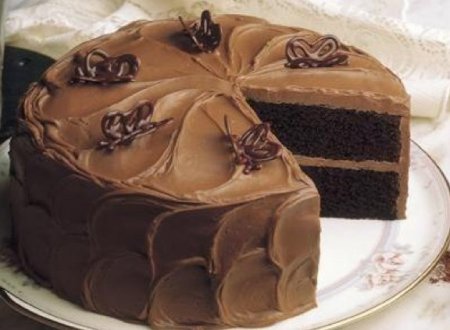 Рецепт торта  с шоколадными коржами и творогом “Вдохновение”