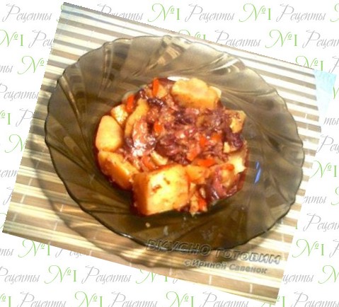 картофель с морковью луком сметаной картофель с морковью луком сметаной